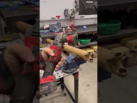 C10 short bed part 11 driveshaft on the cheap #diy #c10 #squarebody