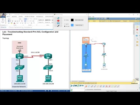 7.3.2.5 Lab - Troubleshooting Standard IPv4 ACL Configuration and Placement