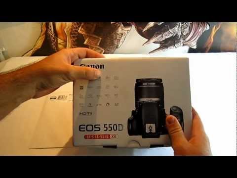 Canon EOS 550d Unboxing