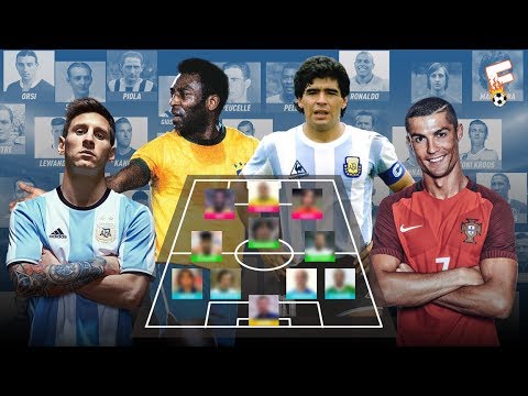 All Star Footballers Dream Teams For Each Era From 1930 - 2010 ⚽ Footchampion Video