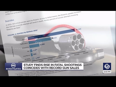 Gun deaths hit record high in the US; most in Utah are suicides