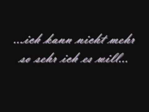 ich kann nicht mehr ♪♫ lyrics