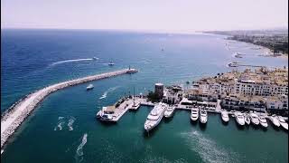 Puerto Banùs Marbella Spain **Drone** 2022
