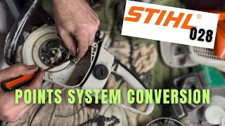 Stihl 028 chainsaw | how to points system conversion