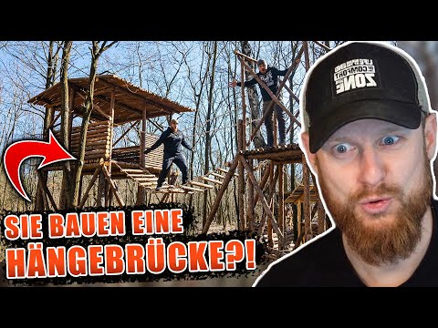 Naturensöhne bauen HÄNGEBRÜCKE ans STELZENHAUS! | Fritz Meinecke reagiert