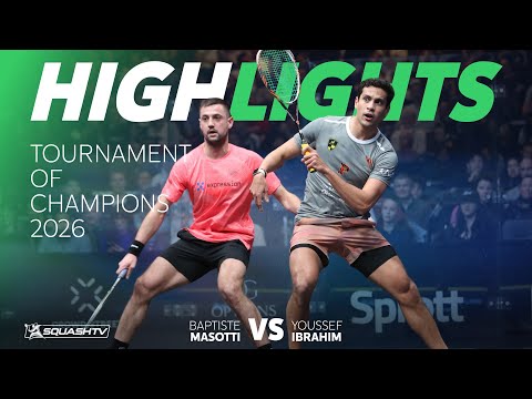 🇪🇬 Ibrahim v Masotti 🇫🇷 | Tournament of Champions 2026 | ROUND 2 HIGHLIGHTS