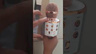 Download lagu #microphone #unboxing Handheld ktv WS-858 Wireless Microphone Hifi Speaker mp3