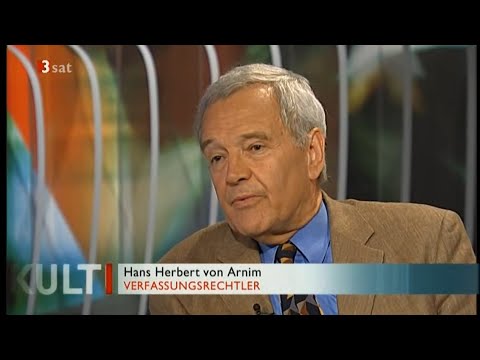 3SAT, «Kulturzeit»,  15.05.2008, Hans Herbert von Arnim: «Die Deutschland-Akte»