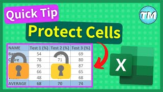 LOCK/UNLOCK Cells in Excel to avoid mistakes | Excel Tips and Tricks #Shorts