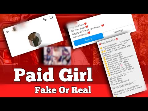 Instagram Paid Girl Fake Or Real | Online Services girl fake hai ya real | live proof in hindi