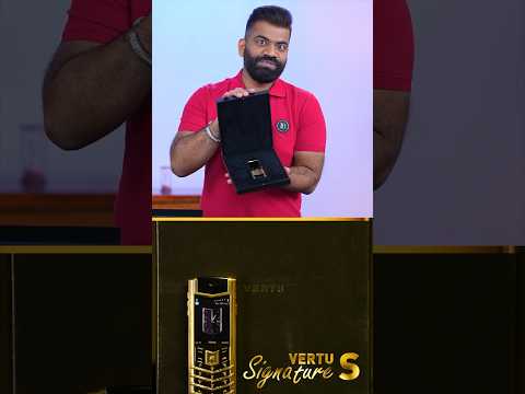 Gold Vertu Signature S Unboxing - ₹60,00,000+ Phone  #TGFamily #Shorts 🔥🔥🔥