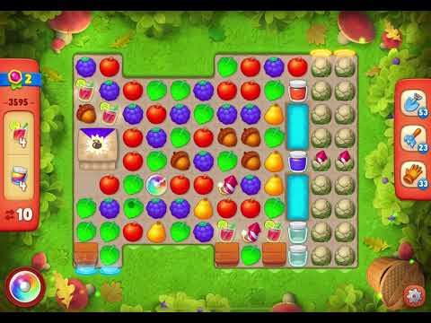 GardenScapes Level 3595 no boosters (17 moves)