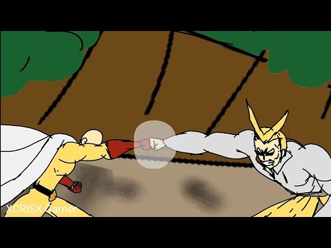 Saitama vs All might (fan animation)
