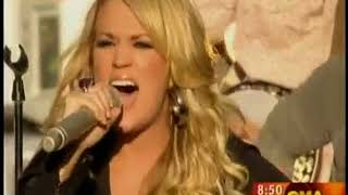Carrie Underwood - Flat On The Floor (GMA 2007)