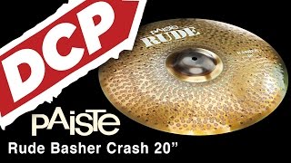 Video thumbnail for Paiste Rude Basher Cymbal 20" by Drum Center of Portsmouth