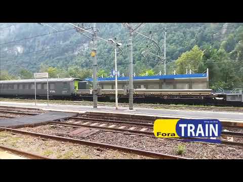 Iselle, il treno delle auto