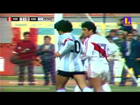 PERU 1 ARGENTINA 0 1985 (Maradona vs Reyna) [Martinez Morosini - El Veco]