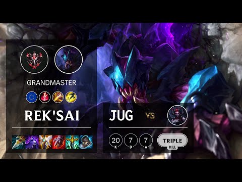 Rek'Sai Jungle vs Elise - EUW Grandmaster Patch 11.11