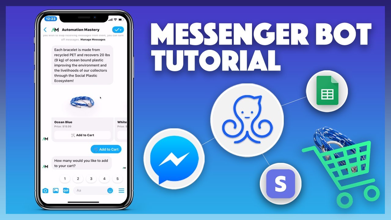 How to Sell Products or Services with a Chatbot | ManyChat Tutorial