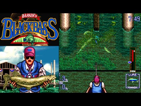 Bassin's Black Bass - SNES - Green Valley Lake Tournament + hidden lure - (1994) - Retro Nostalgia