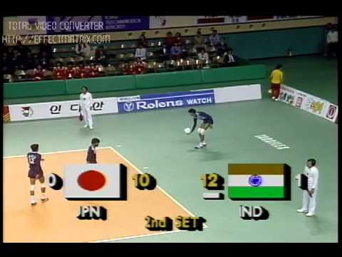 JIMMY GEORGE(10)ABDUL BASITH(5)INDIA- SEOUL ASIAN GAMES 1986