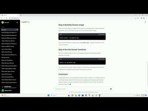 docker to run python script