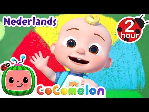 Leer kleuren met JJ | CoComelon Nederlands - Kinderliedjes