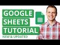 Google Sheets Tutorial For Beginners Step By Step