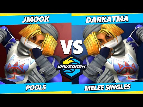 Wavedash 2023 - Jmook (Sheik) Vs. Darkatma (Sheik) Smash Melee - SSBM