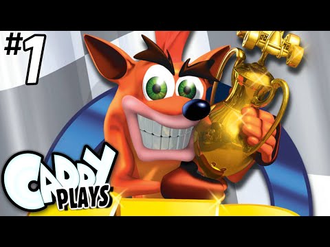 Caddy Plays Crash Team Racing (Part 1) [PS1, 101% RUN, ALL PLATINUM RELICS]