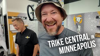 Finally Made It to Minneapolis! Touring Freewheel Bicycle (Recumbent Heaven!)