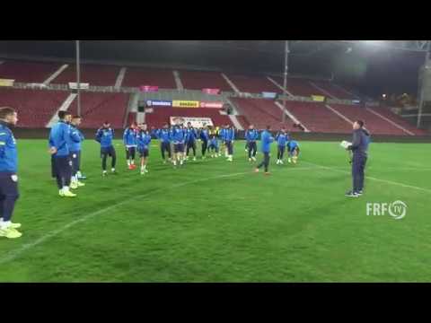 Antrenament pe stadionul CFR