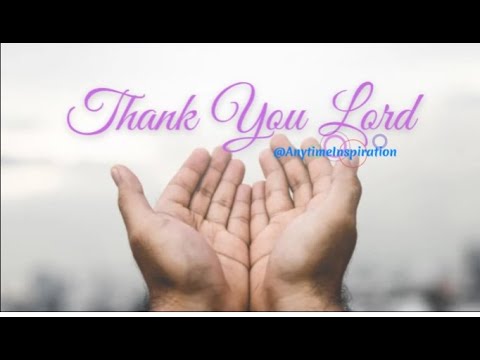 Thank You, Lord – A Heartfelt Thanksgiving Song and Life’s Blessings