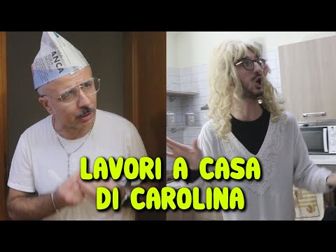 Carolina e i lavori a casa con Mast'Aniello