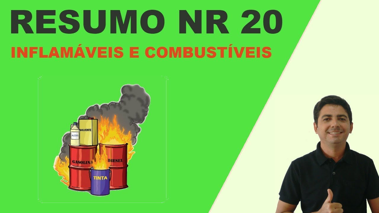 RESUMO Esquematizado NR 20 - Segurança e Saúde com INFLAMÁVEIS e COMBUSTÍVEIS! Dicas e Macetes