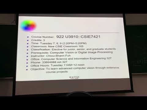 ACV Lecture 1 : Introduction part 1