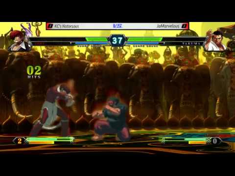 KOF13: KC's Notor1ous (Karate/Hwa/EX Iori) vs. JaMarvelous (Benimaru/Hwa/Takuma)