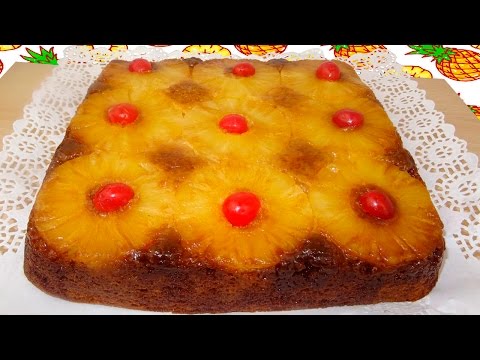 BIZCOCHO DE PIÑA Y CARAMELO VOLTEADO | RECETA FÁCIL Y DELICIOSA