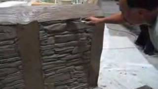 Vertical decorative concrete - flex-c-ment Vertical decorative concrete - flex-c-ment