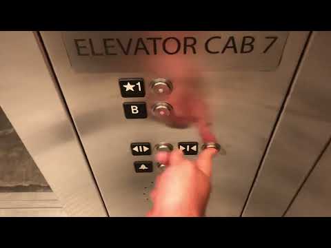 Schindler HT Hydraulic Service Elevator @ Waterway Square Parking, The Woodlands TX