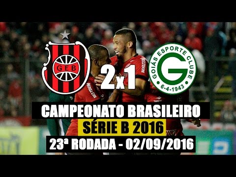 G.E.Brasil 2X1 Góias - Campeonato Brasileiro Série B - 02/09/2016