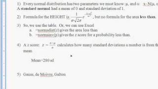 6 Inference A2: What is a normal distribution What is inference