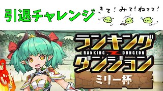 ランダン引退チャレンジ、ミリー杯【パズドラ】