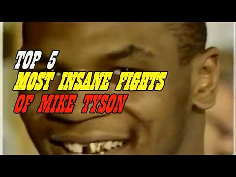 TOP 5 Mike Tyson Most INSANE Fights