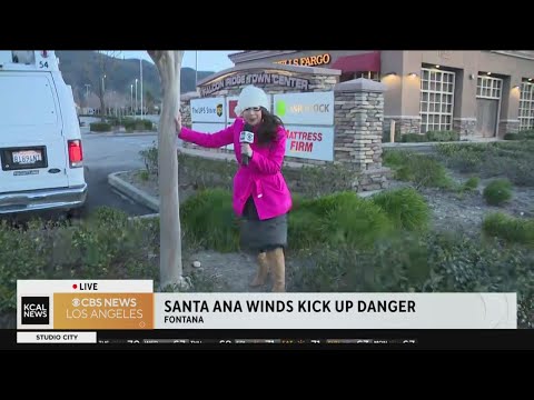 Santa Ana winds blast Inland Empire