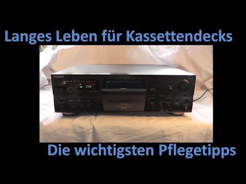 Long life for cassette decks: 5 important care tips