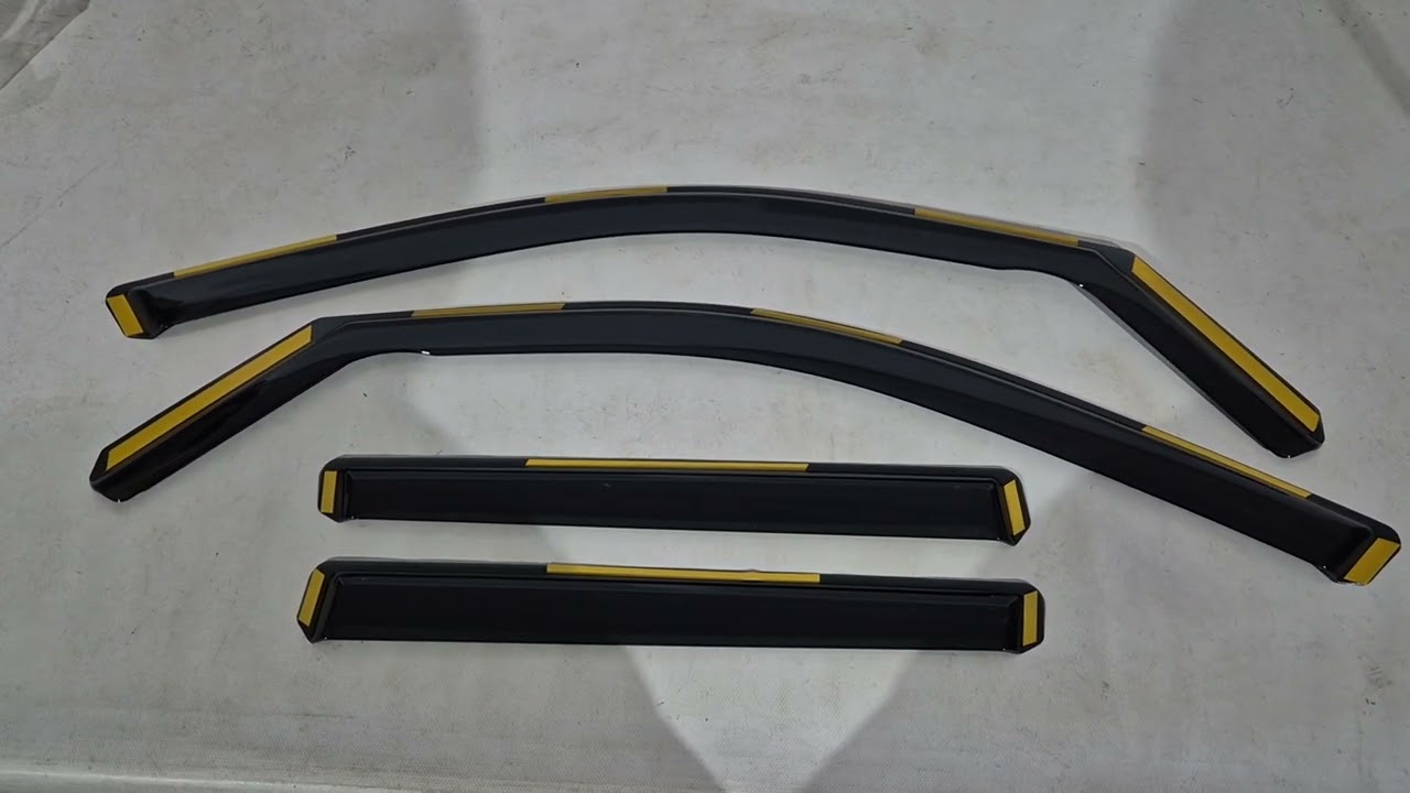 Вставные ветровики Niken Luxury (4 шт) Video 1