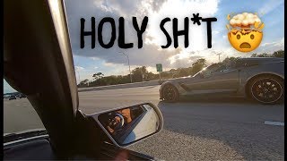 Corvette encounters 1489WHP Supra