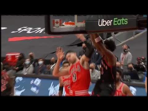 OG Anunoby Dunks OVER Nikola Vucevic
