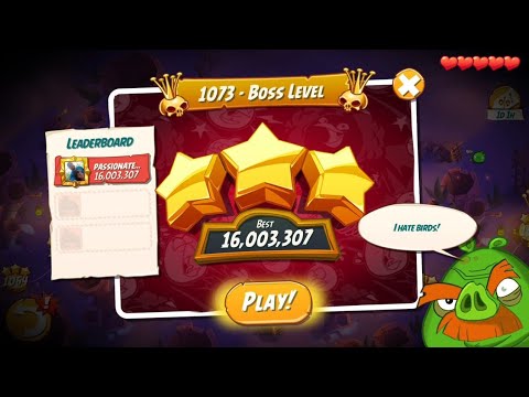 Angry birds 2 level 1073 Gameplay Walkthrough (GPWT) with stella